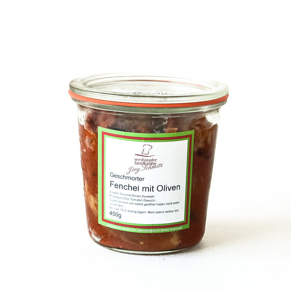 Geschmorter Fenchel in Tomaten-Olivensoße 450g